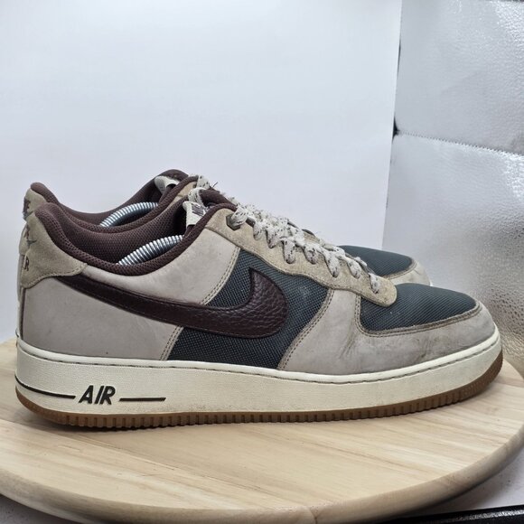 Nike Air Force 1 Low FQ8823-236 Cream Vintage Green Size 12 Men’s Retro Shoes - Picture 3 of 14